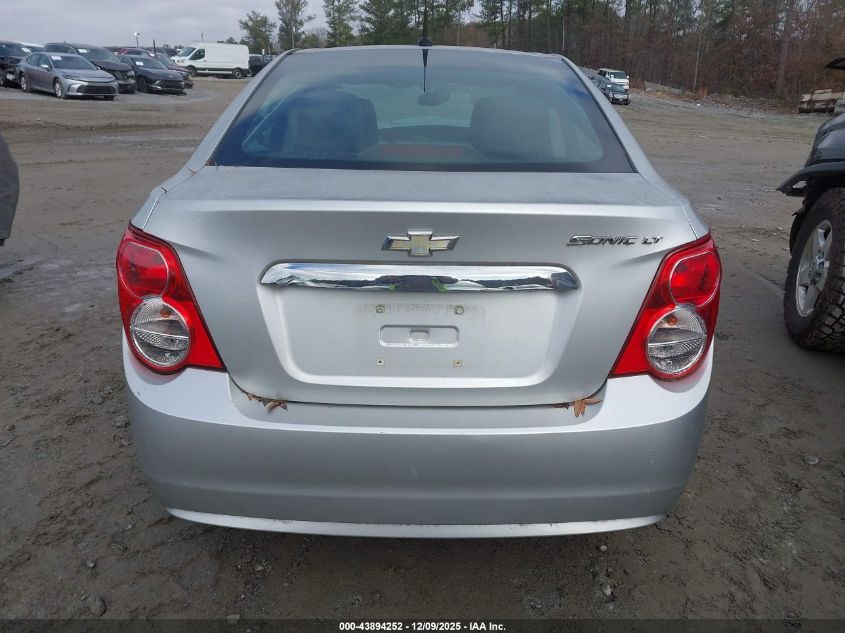 2014 Chevrolet Sonic Lt Auto VIN: 1G1JC5SH6E4164227 Lot: 43894252