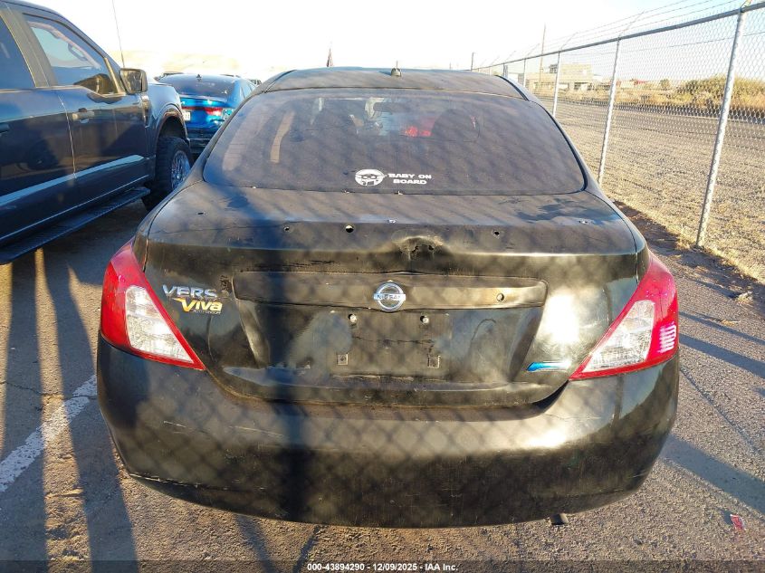 2013 Nissan Versa 1.6 S+ VIN: 3N1CN7AP1DL846507 Lot: 43894290