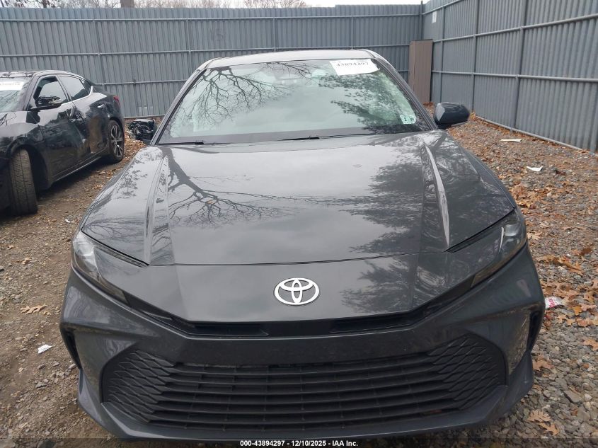 2025 Toyota Camry Le VIN: 4T1DAACK6SU108986 Lot: 43894297