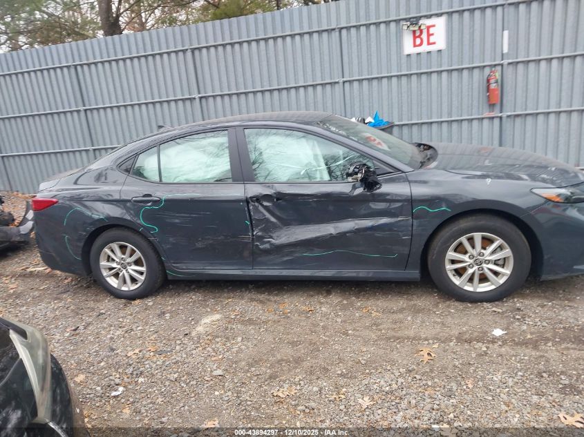 2025 Toyota Camry Le VIN: 4T1DAACK6SU108986 Lot: 43894297