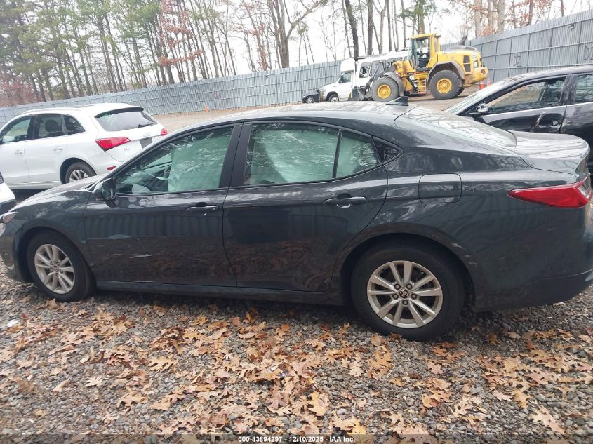 2025 Toyota Camry Le VIN: 4T1DAACK6SU108986 Lot: 43894297