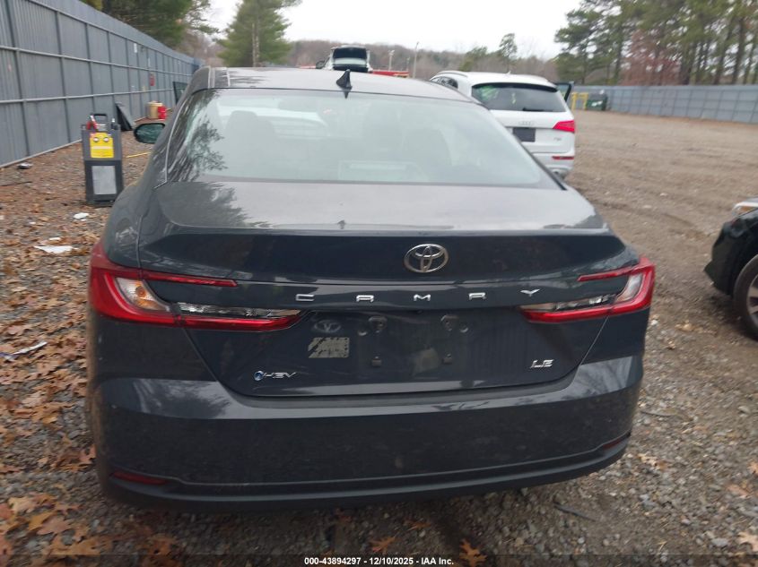 2025 Toyota Camry Le VIN: 4T1DAACK6SU108986 Lot: 43894297