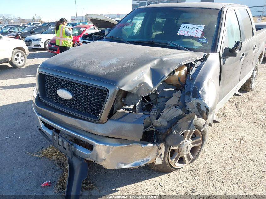 2006 Ford F-150 Xlt VIN: 1FTRW12W16FB74324 Lot: 43894302