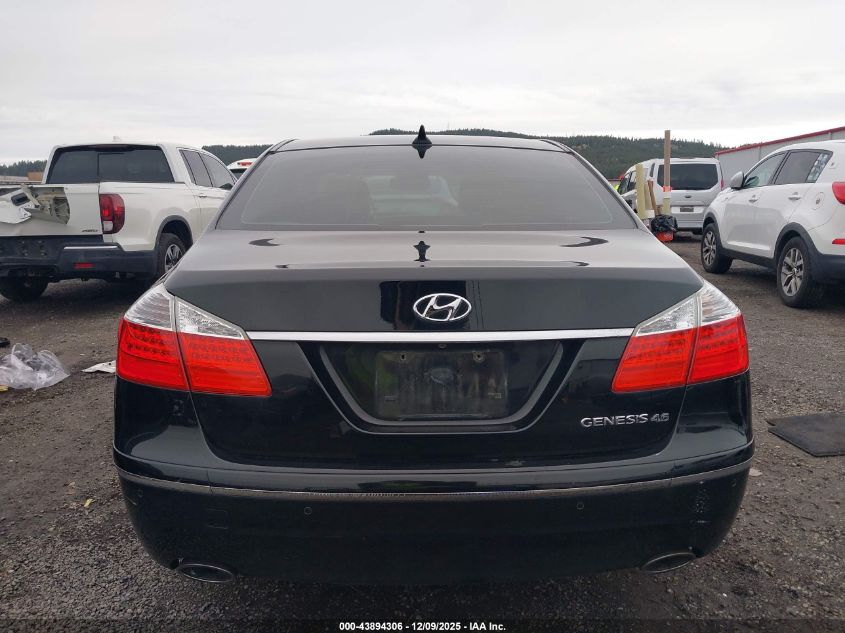 2009 Hyundai Genesis 4.6 VIN: KMHGC46F99U032357 Lot: 43894306