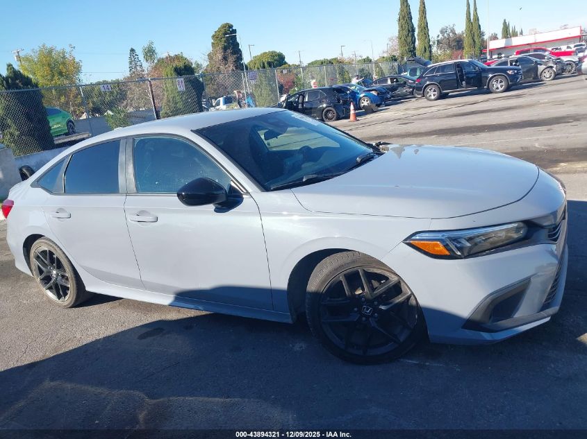 2022 Honda Civic Sport VIN: 2HGFE2F57NH564422 Lot: 43894321