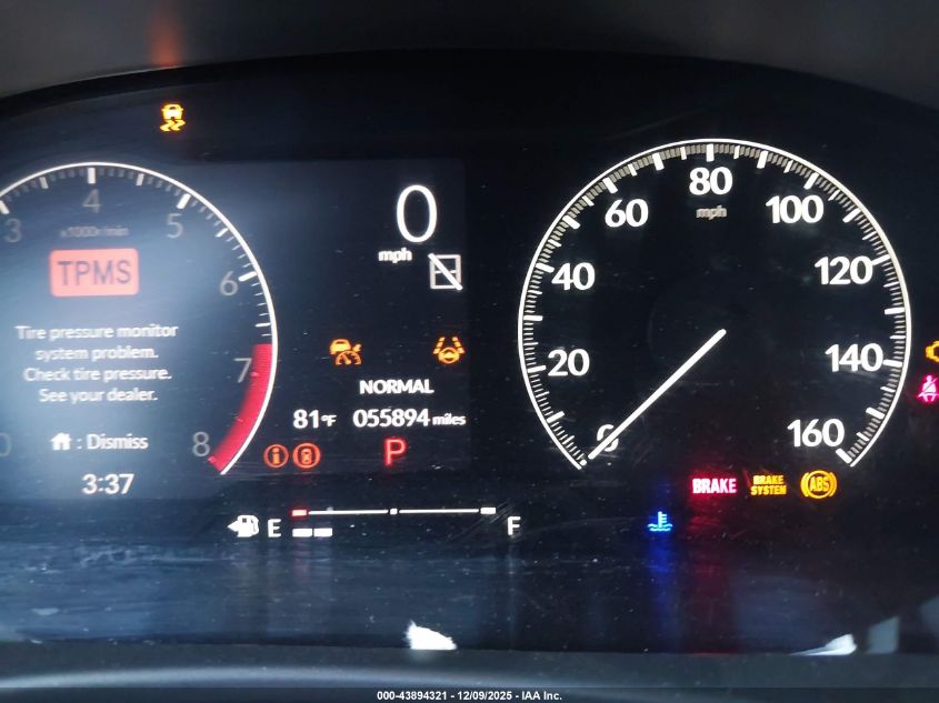 2022 Honda Civic Sport VIN: 2HGFE2F57NH564422 Lot: 43894321