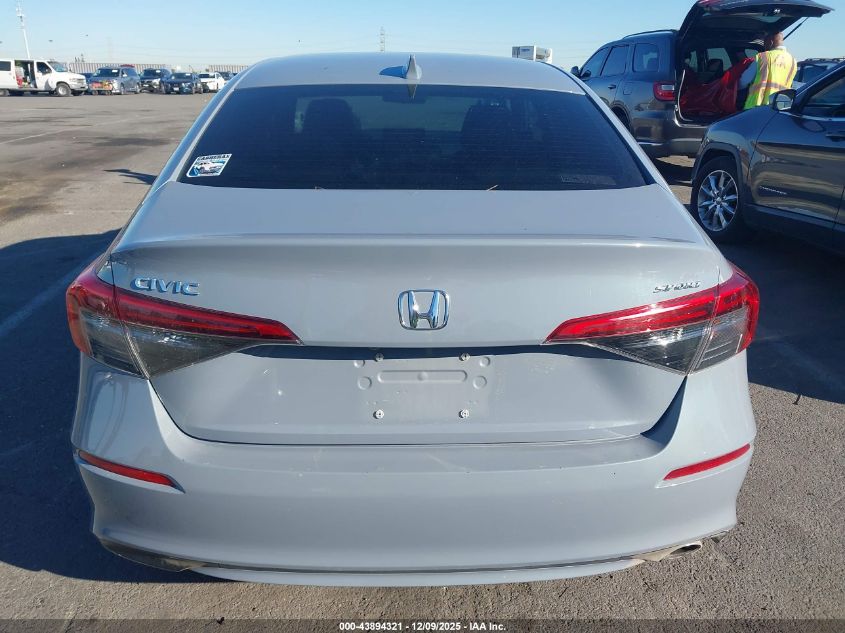 2022 Honda Civic Sport VIN: 2HGFE2F57NH564422 Lot: 43894321