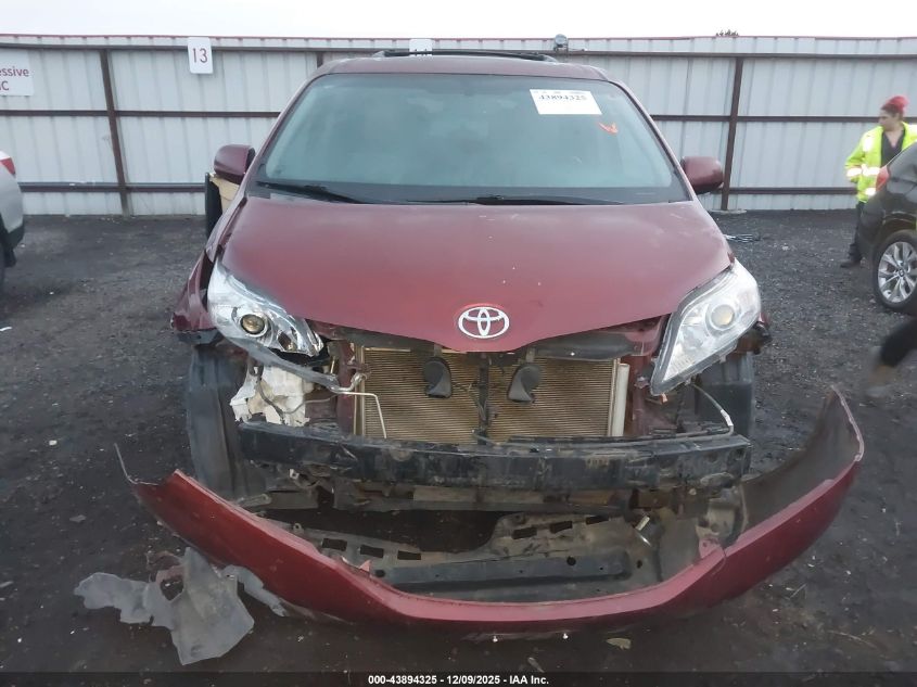 2015 Toyota Sienna Xle 8 Passenger VIN: 5TDYK3DC9FS636683 Lot: 43894325