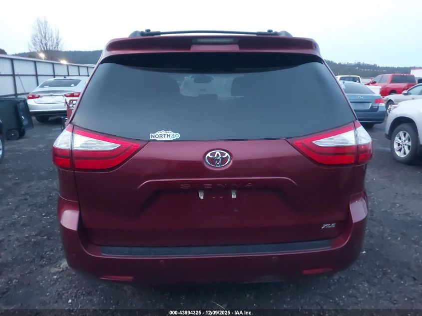 2015 Toyota Sienna Xle 8 Passenger VIN: 5TDYK3DC9FS636683 Lot: 43894325