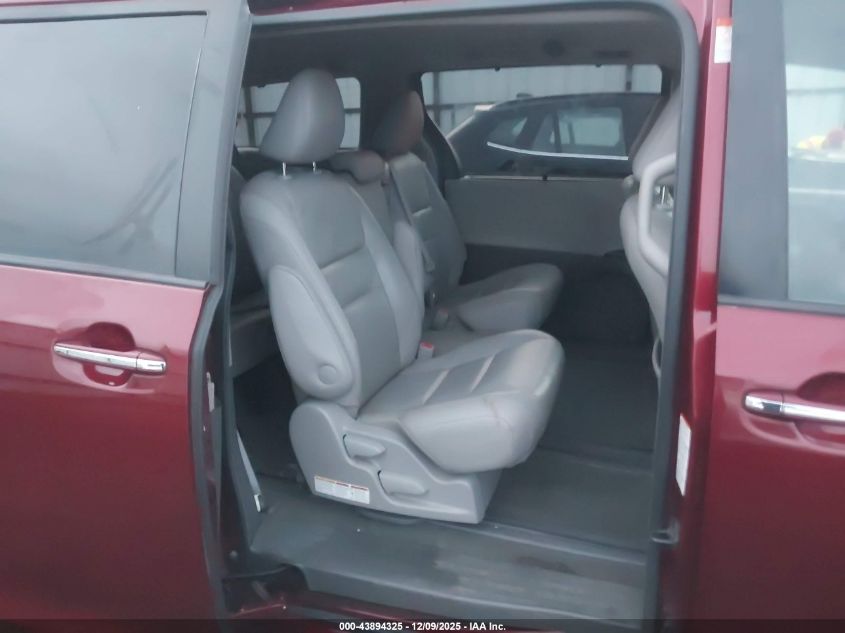 2015 Toyota Sienna Xle 8 Passenger VIN: 5TDYK3DC9FS636683 Lot: 43894325