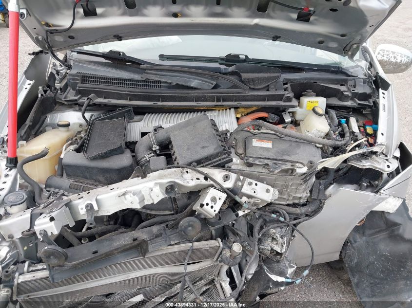 2014 Toyota Prius Two VIN: JTDKN3DU5E0367105 Lot: 43894331