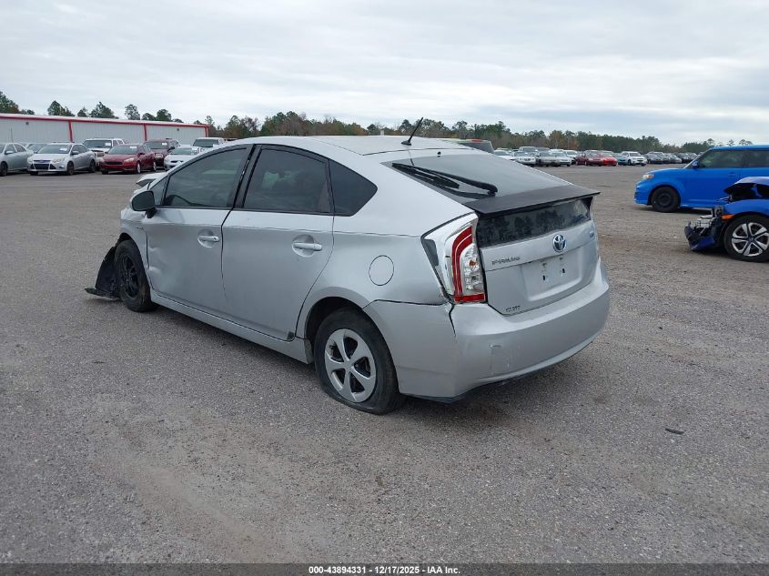 2014 Toyota Prius Two VIN: JTDKN3DU5E0367105 Lot: 43894331