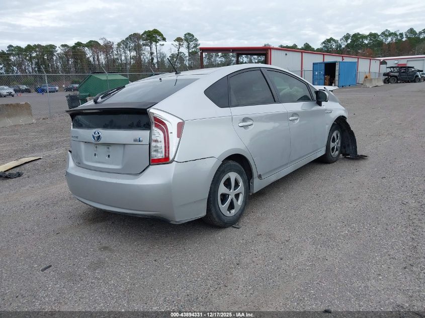 2014 Toyota Prius Two VIN: JTDKN3DU5E0367105 Lot: 43894331