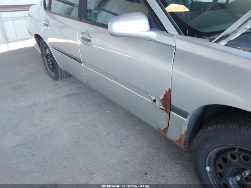 2003 Chevrolet Impala VIN: 2G1WF52E639364747 Lot: 43894346