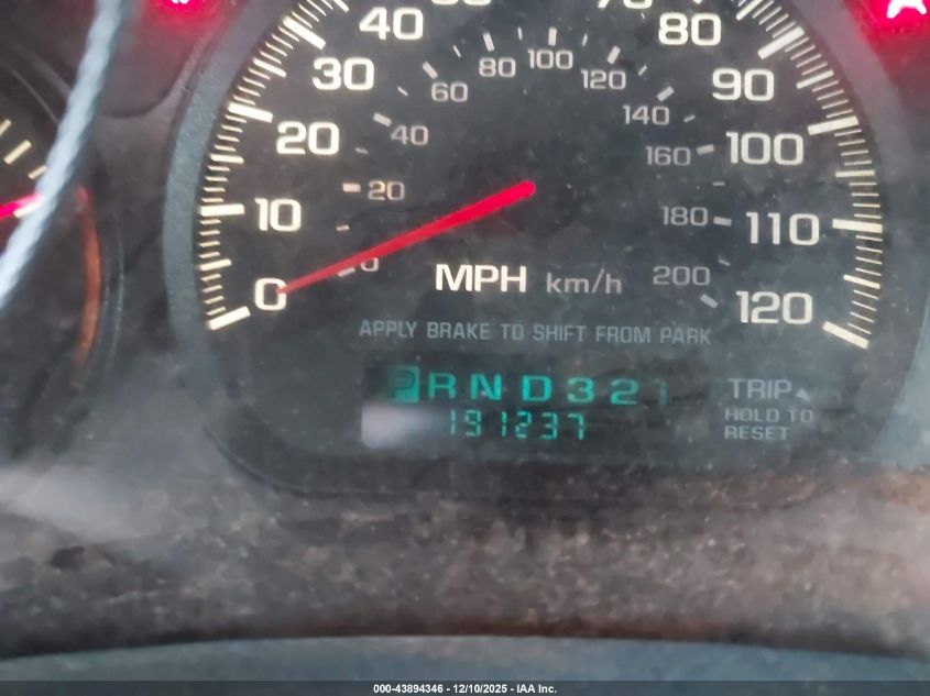 2003 Chevrolet Impala VIN: 2G1WF52E639364747 Lot: 43894346