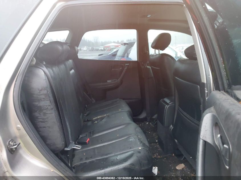 2004 Nissan Murano Se VIN: JN8AZ08W84W343472 Lot: 43894362