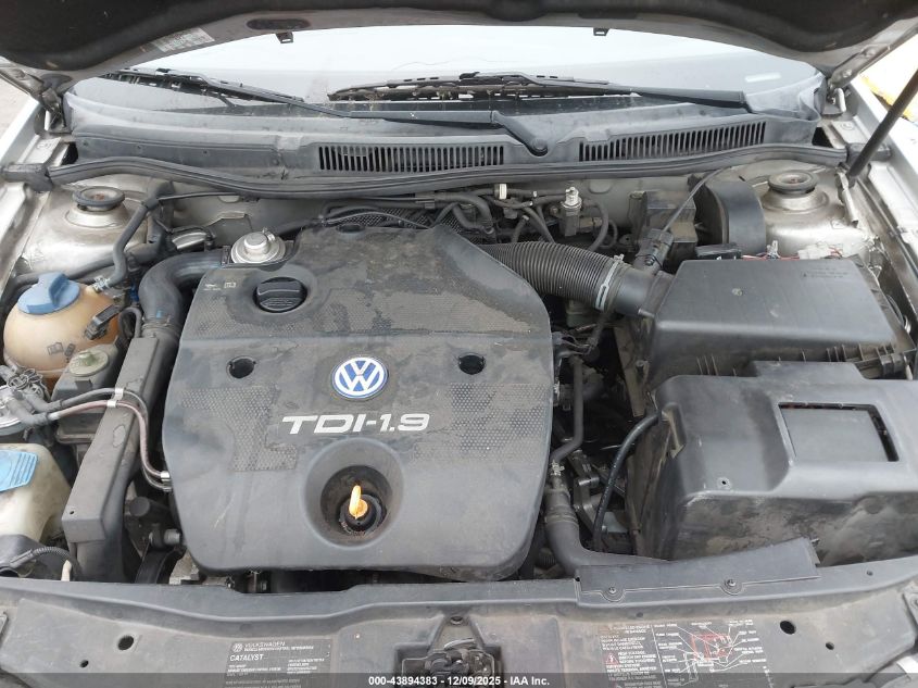 2002 Volkswagen Jetta Gls Tdi VIN: 3VWSP69M52M011974 Lot: 43894383