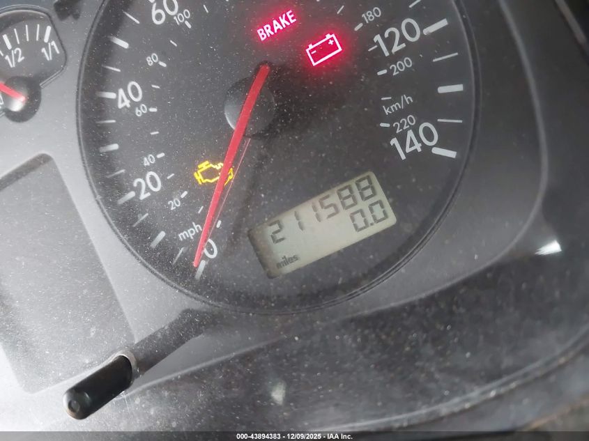 2002 Volkswagen Jetta Gls Tdi VIN: 3VWSP69M52M011974 Lot: 43894383