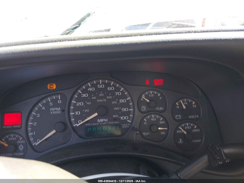 2002 Chevrolet Silverado 1500Hd Ls VIN: 1GCGK13U22F198206 Lot: 43894410