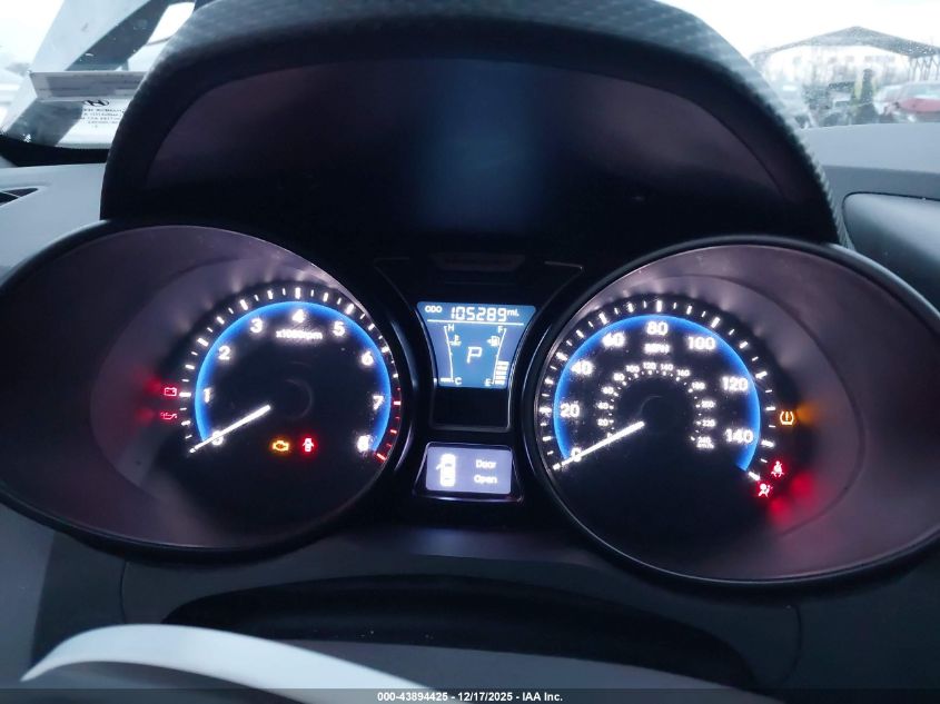 2014 Hyundai Veloster Turbo W/Black VIN: KMHTC6AE3EU199574 Lot: 43894425