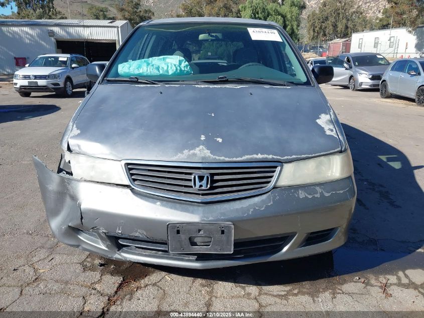 2001 Honda Odyssey Lx VIN: 2HKRL18521H527918 Lot: 43894440