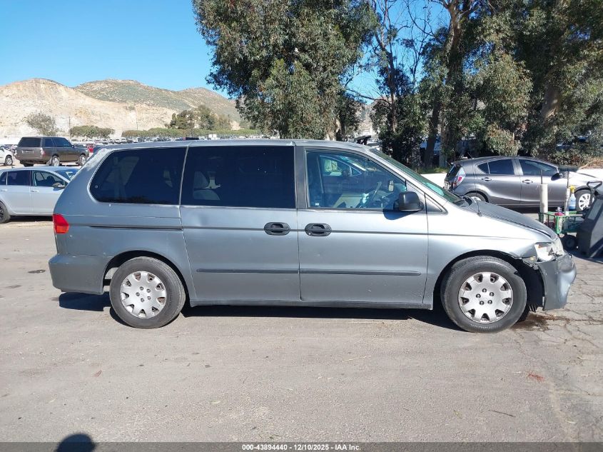 2001 Honda Odyssey Lx VIN: 2HKRL18521H527918 Lot: 43894440