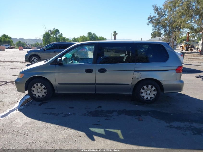 2001 Honda Odyssey Lx VIN: 2HKRL18521H527918 Lot: 43894440