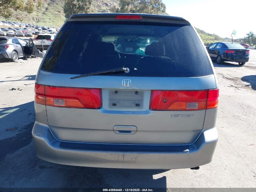 2001 Honda Odyssey Lx VIN: 2HKRL18521H527918 Lot: 43894440