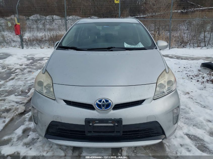 2012 Toyota Prius Three VIN: JTDKN3DU0C5454264 Lot: 43894444