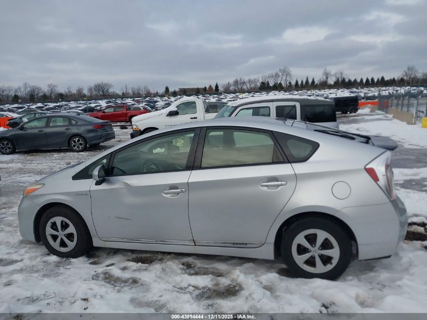 2012 Toyota Prius Three VIN: JTDKN3DU0C5454264 Lot: 43894444