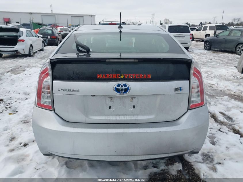 2012 Toyota Prius Three VIN: JTDKN3DU0C5454264 Lot: 43894444