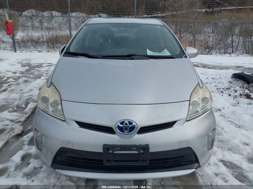 2012 Toyota Prius Three VIN: JTDKN3DU0C5454264 Lot: 43894444