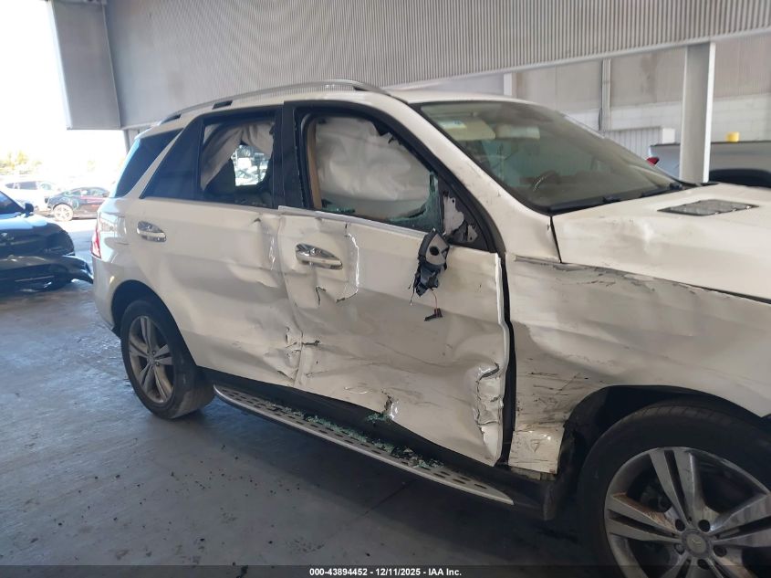 2015 Mercedes-Benz Ml 350 VIN: 4JGDA5JB4FA466329 Lot: 43894452