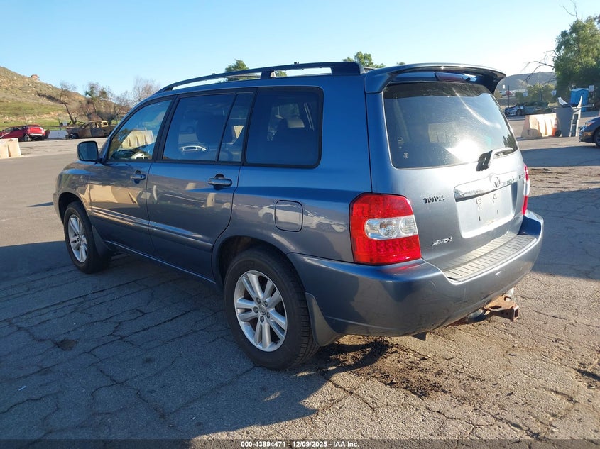 JTEEW21A060012046 2006 TOYOTA HIGHLANDER photo no. 3