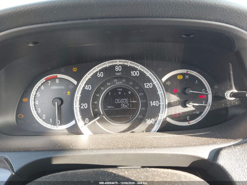 2017 Honda Accord Ex-L VIN: 1HGCR2F82HA154647 Lot: 43894479