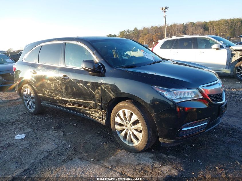ACURA MDX TECHNOLOGY PKG W/ENTERTAINMENT PKG
