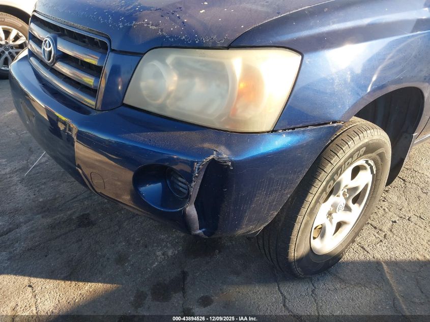 2004 Toyota Highlander VIN: JTEDD21A140086591 Lot: 43894526