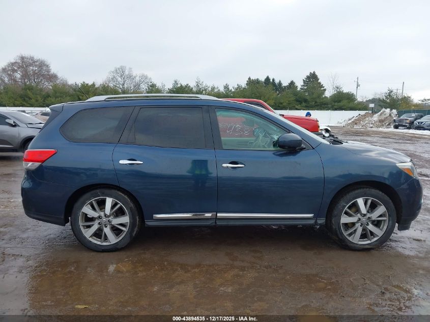 2014 Nissan Pathfinder Platinum VIN: 5N1AR2MM4EC614490 Lot: 43894535