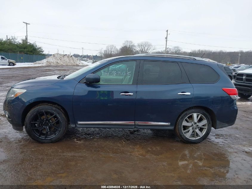 2014 Nissan Pathfinder Platinum VIN: 5N1AR2MM4EC614490 Lot: 43894535