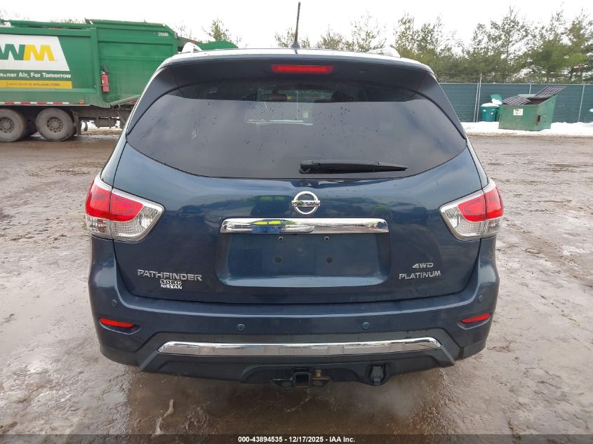 2014 Nissan Pathfinder Platinum VIN: 5N1AR2MM4EC614490 Lot: 43894535