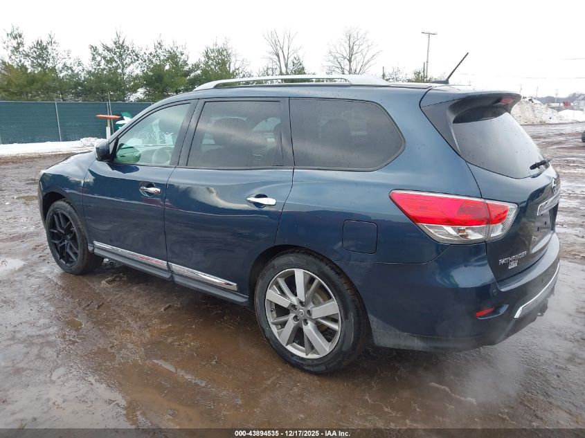 2014 Nissan Pathfinder Platinum VIN: 5N1AR2MM4EC614490 Lot: 43894535