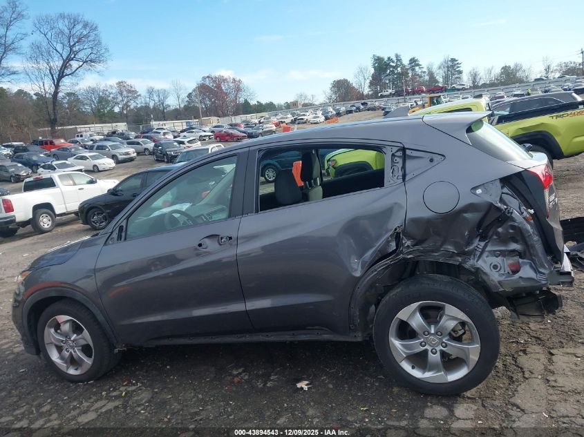 2020 Honda Hr-V 2Wd Lx VIN: 3CZRU5H39LM709738 Lot: 43894543