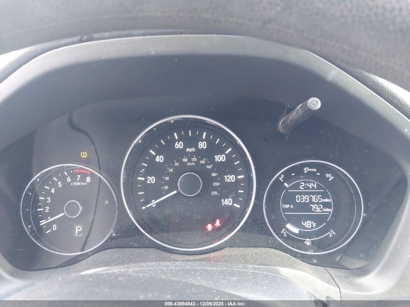 2020 Honda Hr-V 2Wd Lx VIN: 3CZRU5H39LM709738 Lot: 43894543