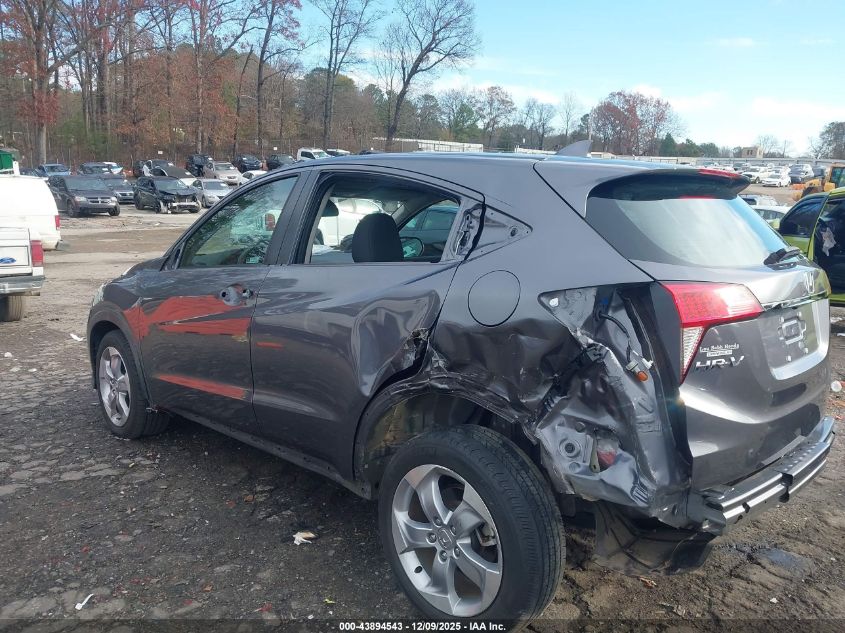 2020 Honda Hr-V 2Wd Lx VIN: 3CZRU5H39LM709738 Lot: 43894543