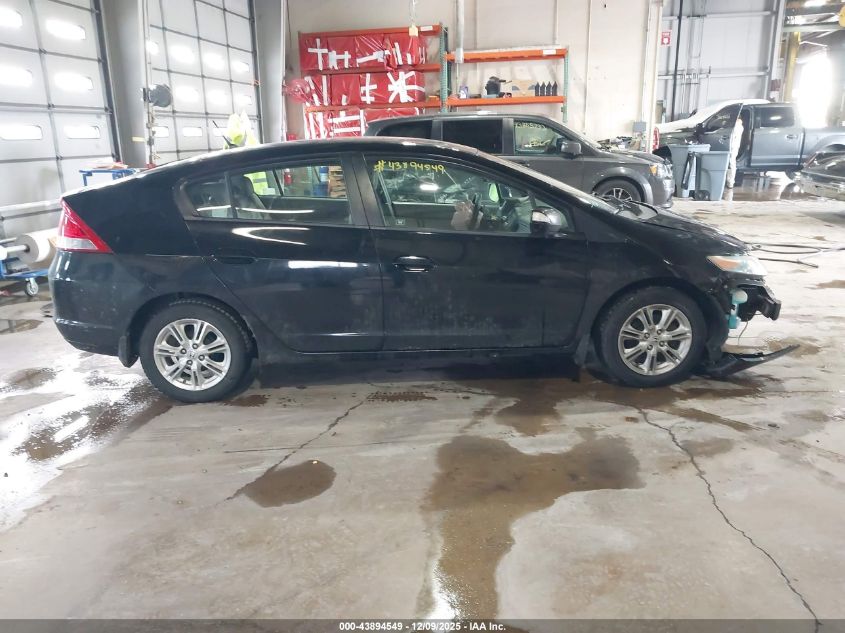 2010 Honda Insight Ex VIN: JHMZE2H79AS016093 Lot: 43894549