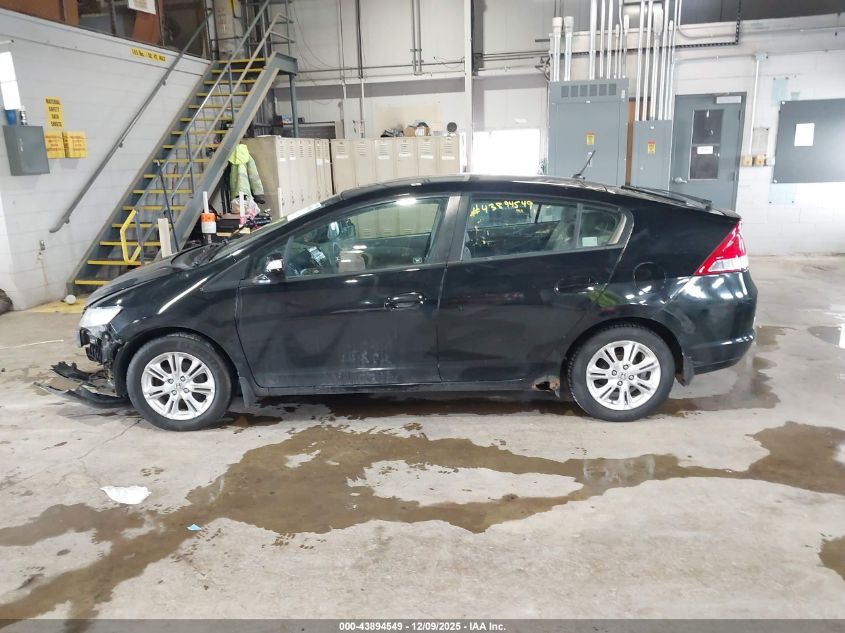 2010 Honda Insight Ex VIN: JHMZE2H79AS016093 Lot: 43894549