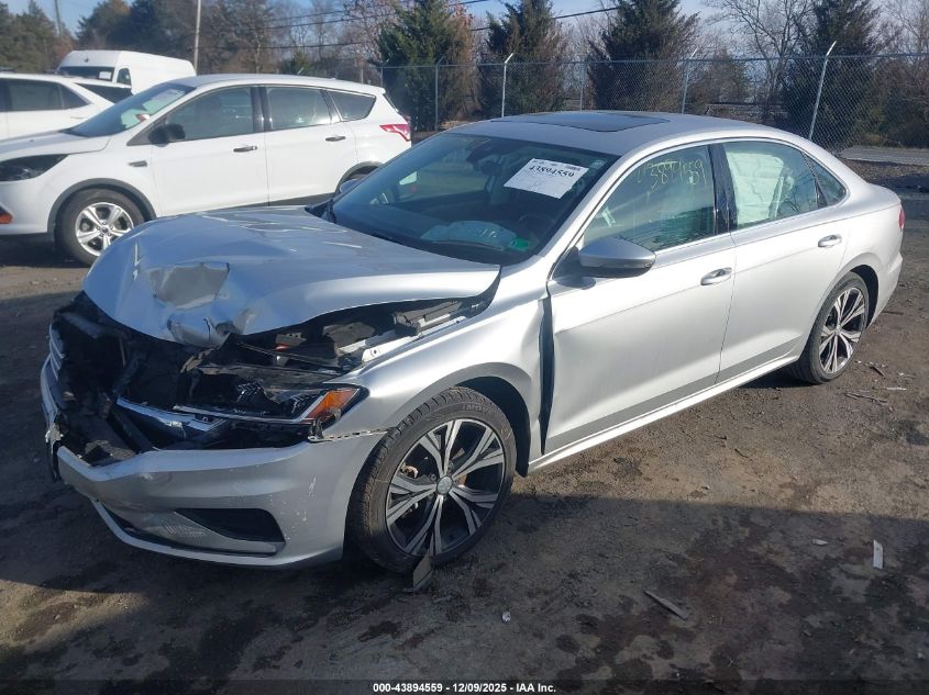 2021 Volkswagen Passat 2.0T Se VIN: 1VWSA7A35MC013190 Lot: 43894559