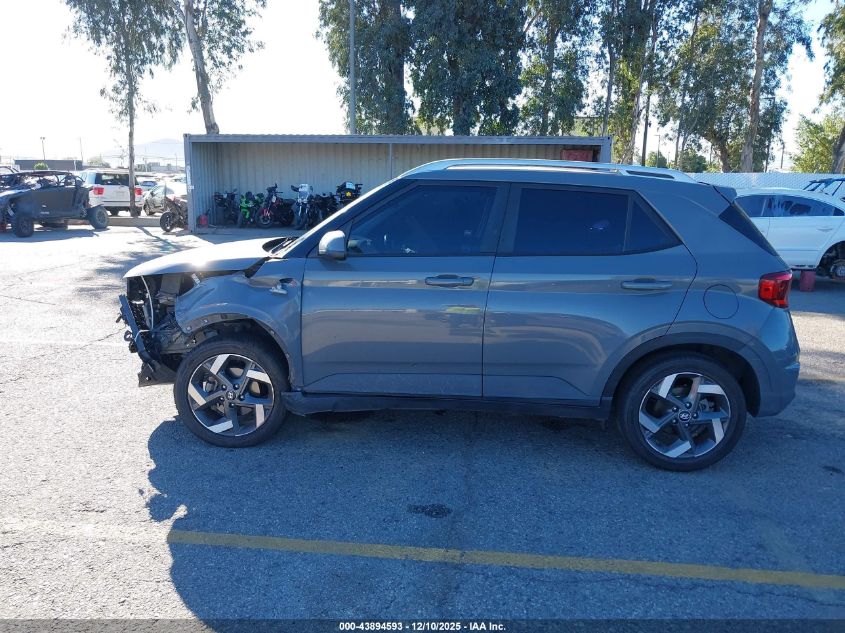 2021 Hyundai Venue Sel VIN: KMHRC8A31MU109664 Lot: 43894593