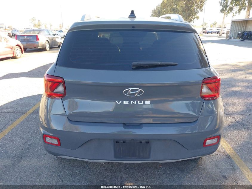 2021 Hyundai Venue Sel VIN: KMHRC8A31MU109664 Lot: 43894593