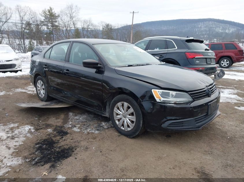 2013 Volkswagen Jetta 2.0L S VIN: 3VW2K7AJ4DM209504 Lot: 43894629